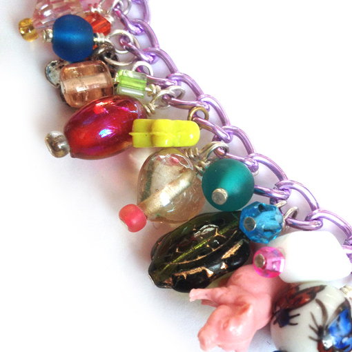 Rainbow charm bracelet kit