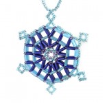 Tila Snowflake pattern - blue