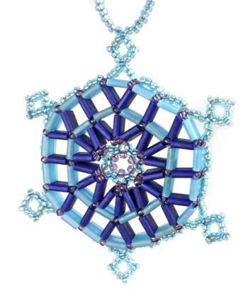 Tila Snowflake pattern - blue