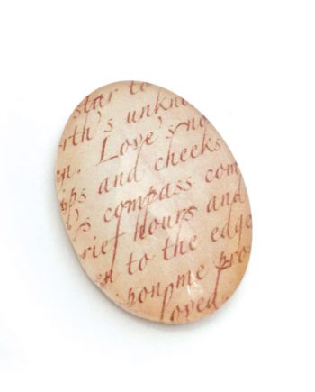 Handmade Shakespeare cabochons perfect for beading projects